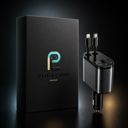 PureLink™ 4-in-1 Retractable Car Charger